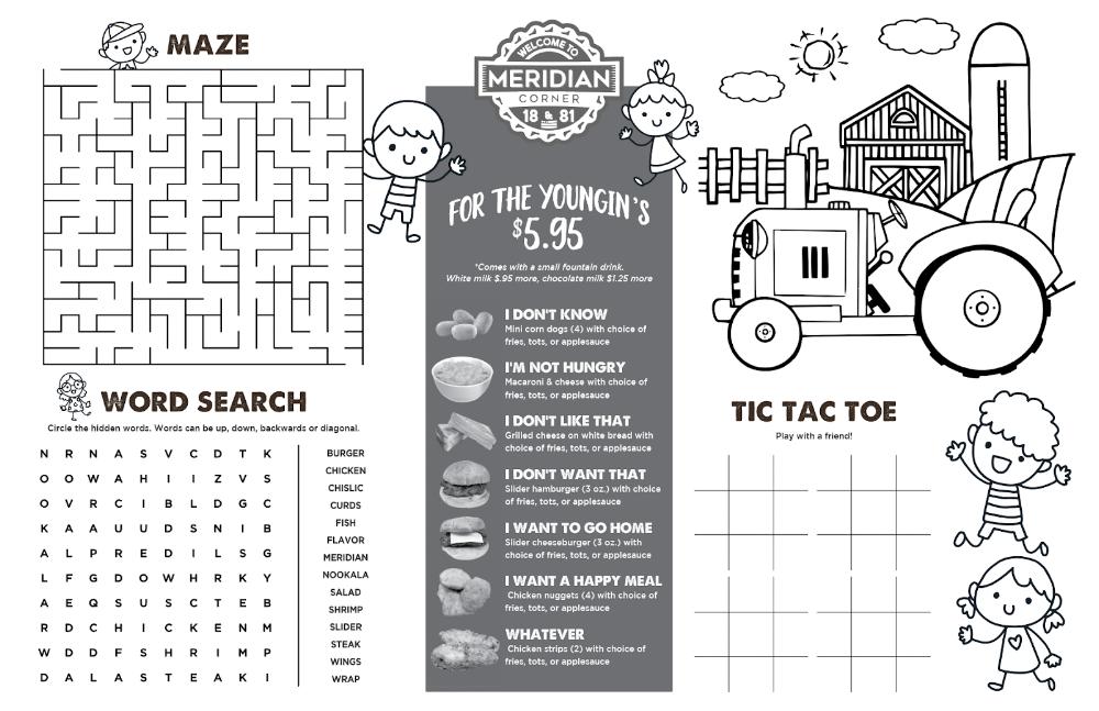 Meridian Corner Menu image 3
